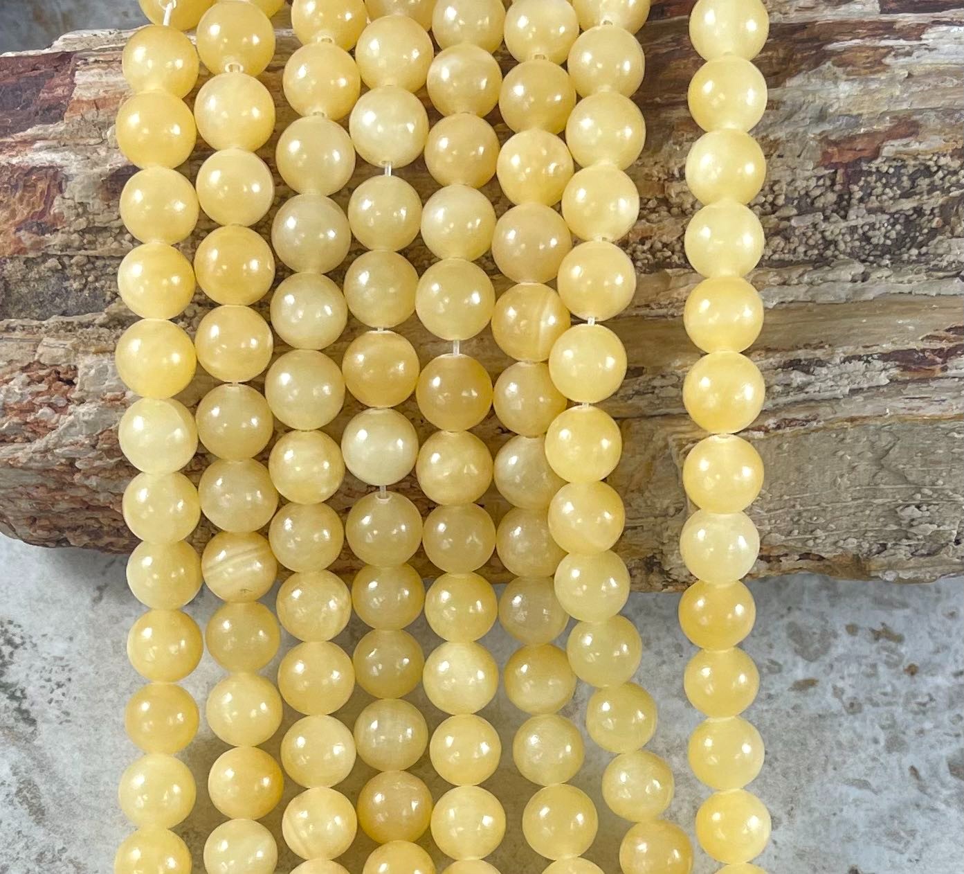 Honey Calcite aka Jade Round-5