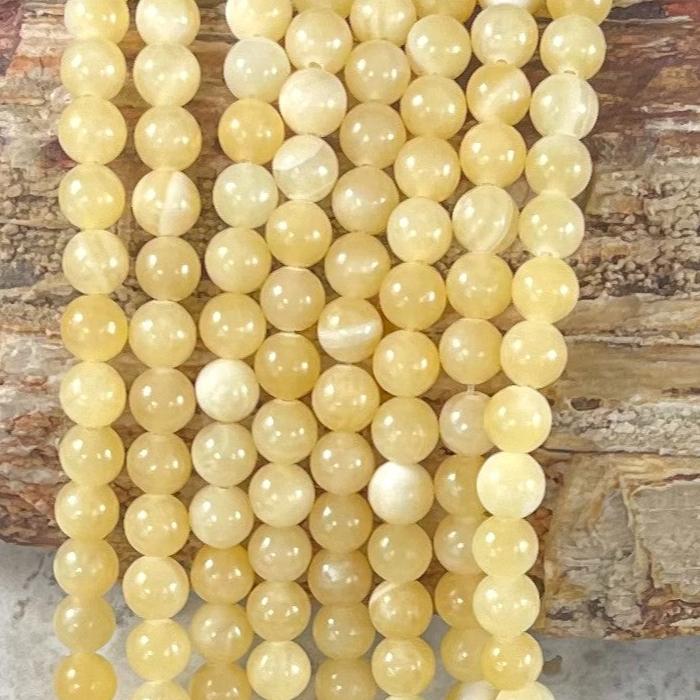 Honey Calcite aka Jade Round-4