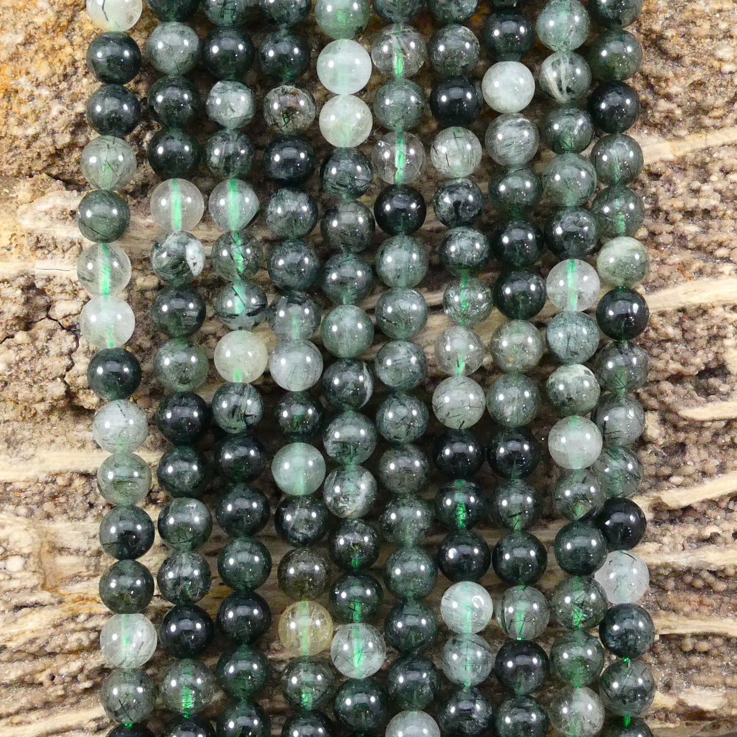 Green Rutilated Quartz Round-2