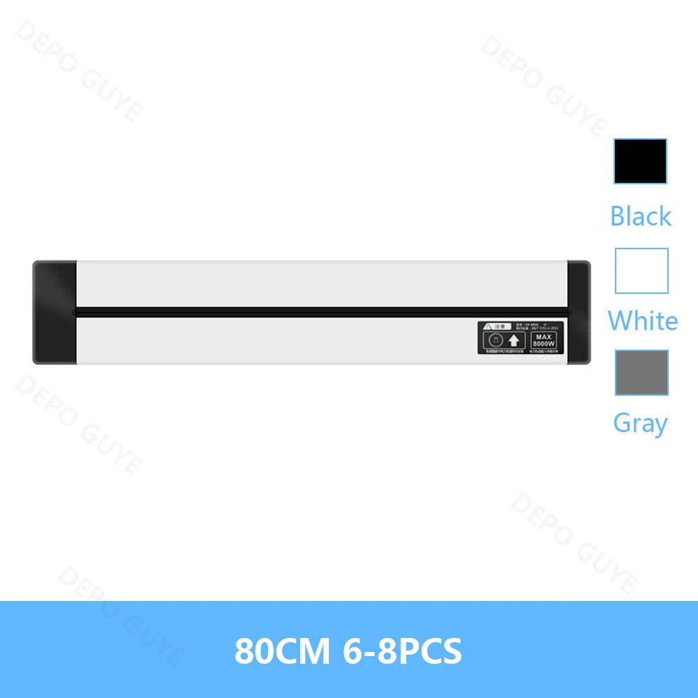 Power Track Socket EU/FR/Korea/USB Type-C Round Romovable Adapter Home Kitchen Meeting Wall Mounted Universal Electrical Outlet