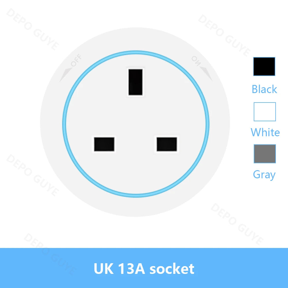 Power Track Socket EU/FR/Korea/USB Type-C Round Romovable Adapter Home Kitchen Meeting Wall Mounted Universal Electrical Outlet